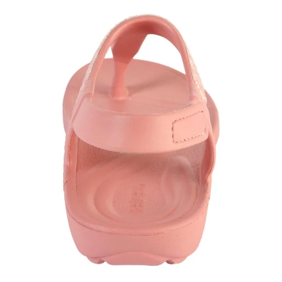 Aetrex Women's Pink Sandals Parker Sparkle EVA Arch-Support Thong Sandal - Picture 4 of 7